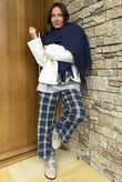 Finnick Luxury Faux Fur Waterfall Jacket French Ivory /50 =